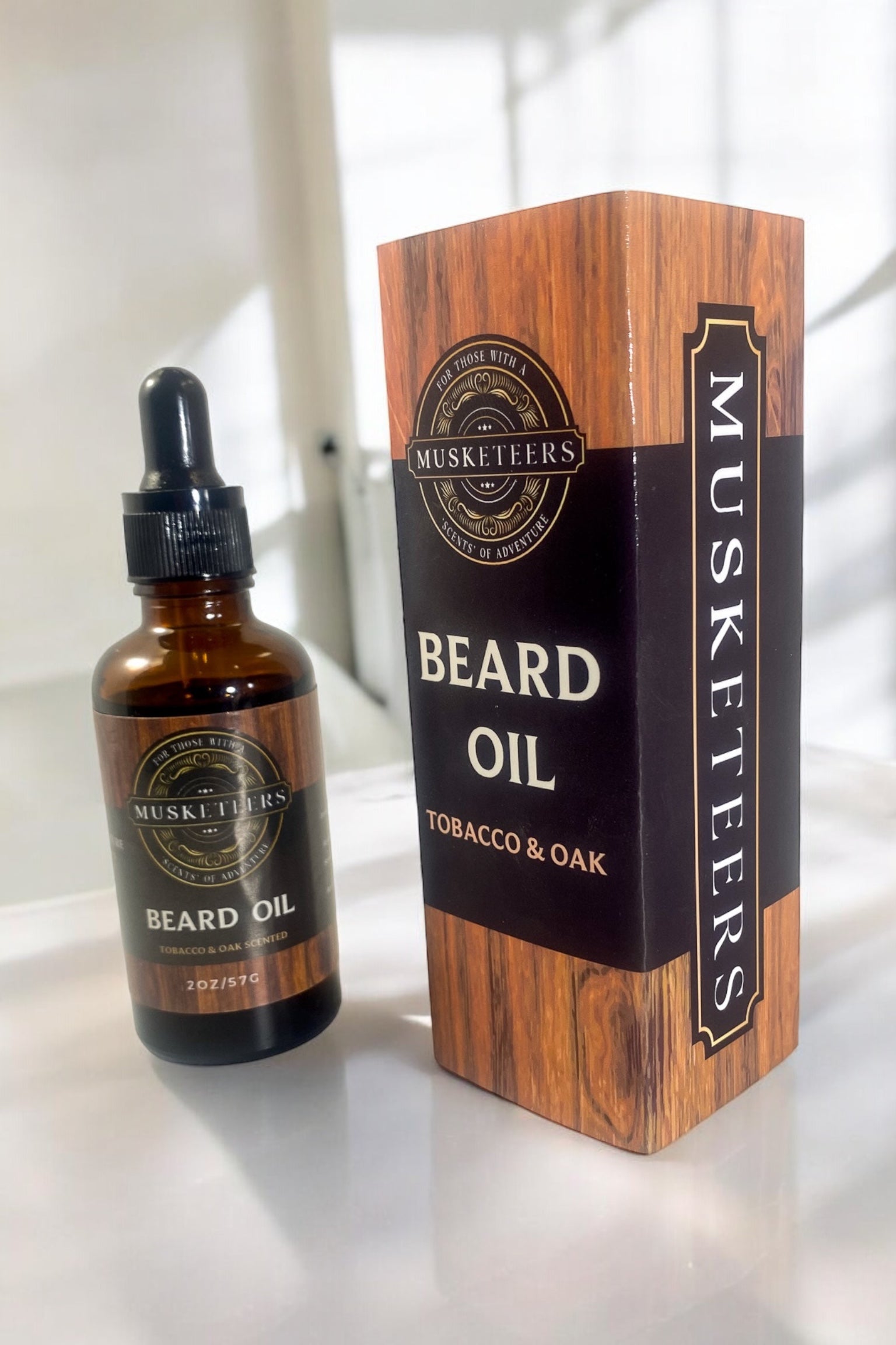 Beard Oil - 50ml - Tobacco & Oak Scented (Set of 5)