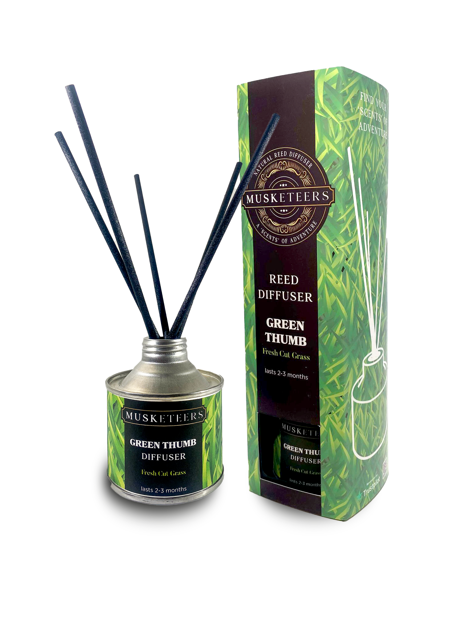 Green Thumb - Fresh Cut Grass Reed Diffuser