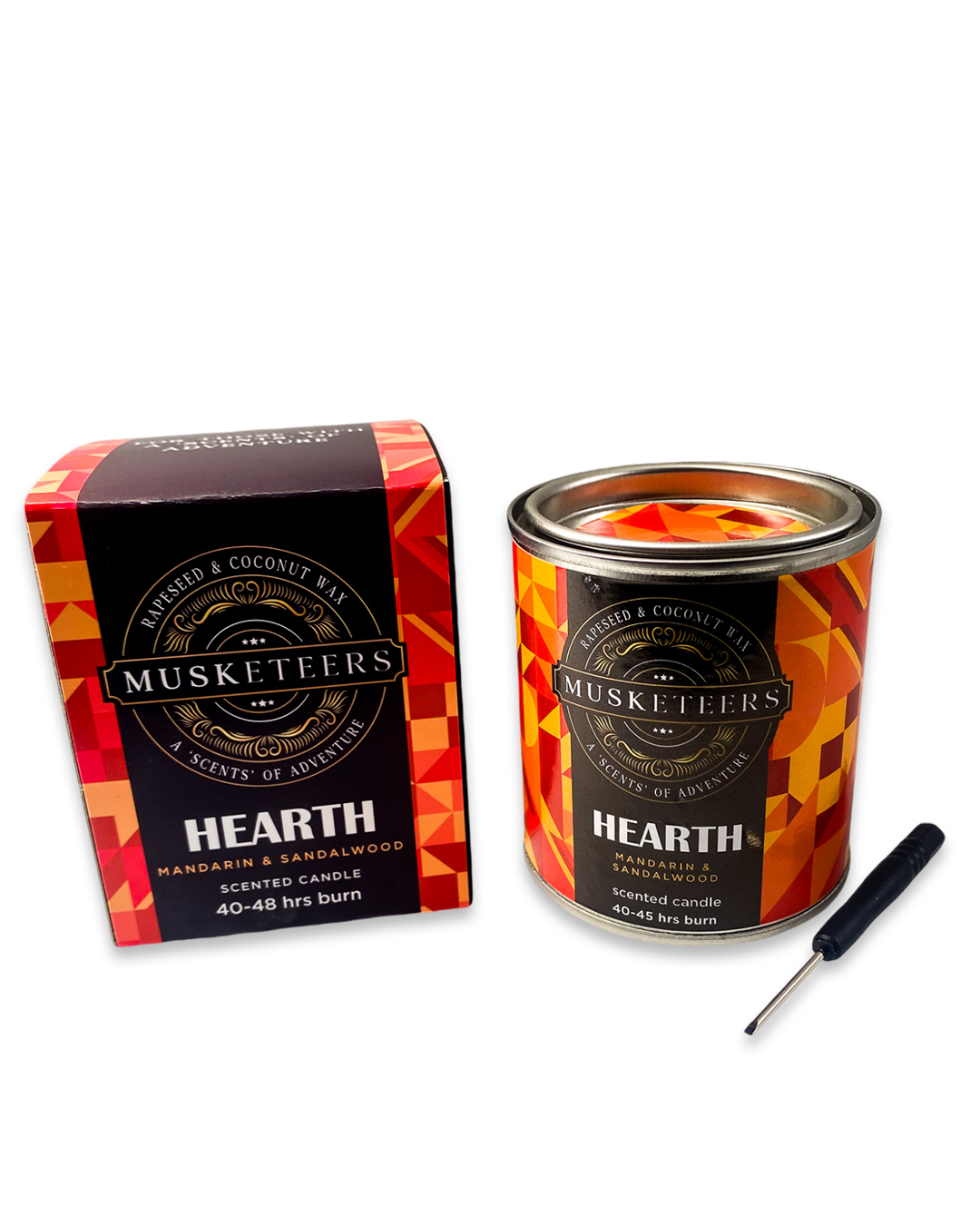 Hearth - Mandarin & Sandalwood Scented Candle