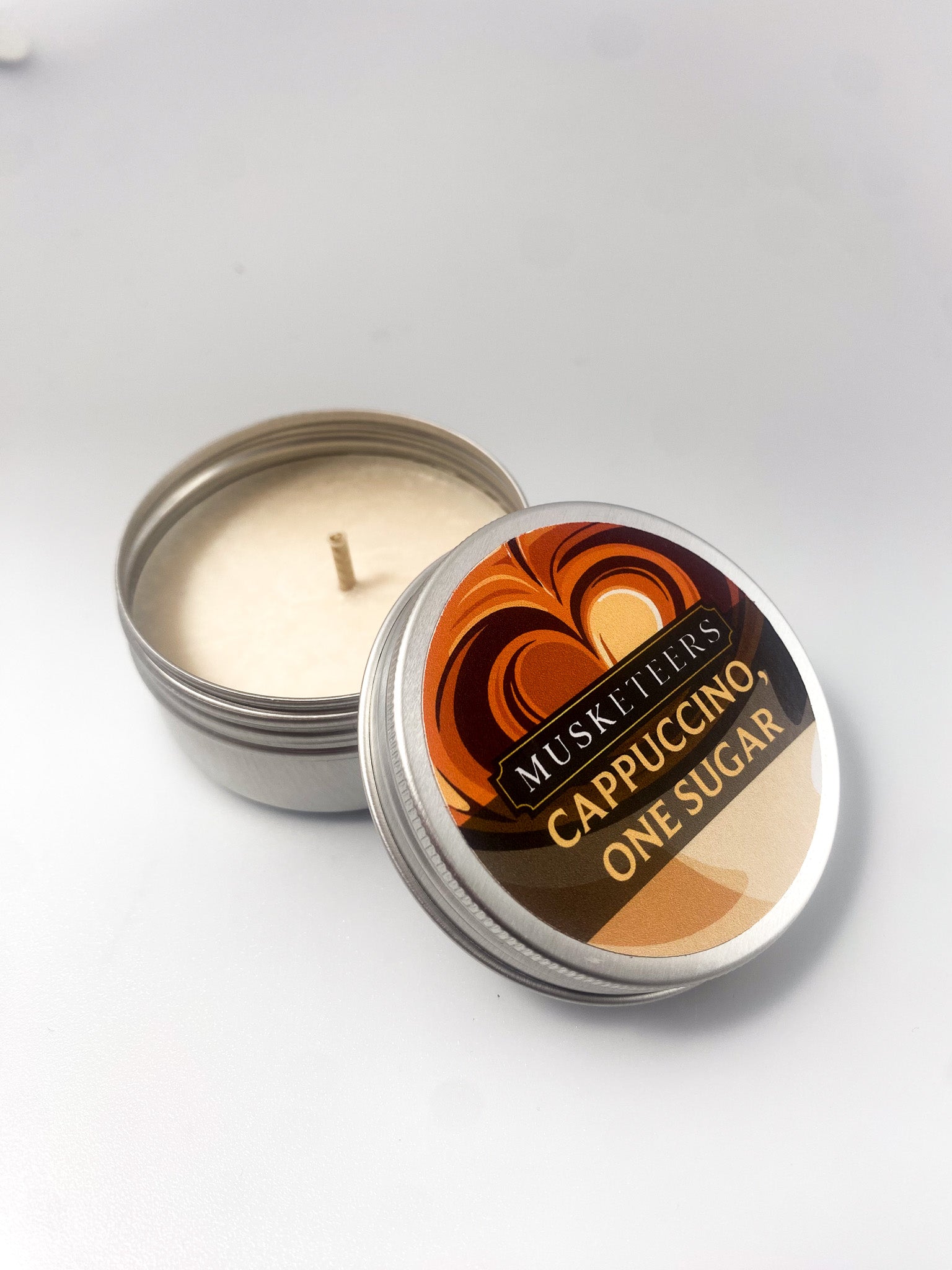 Cappuccino, 1 Sugar - Coffee Candle (Set of 5)