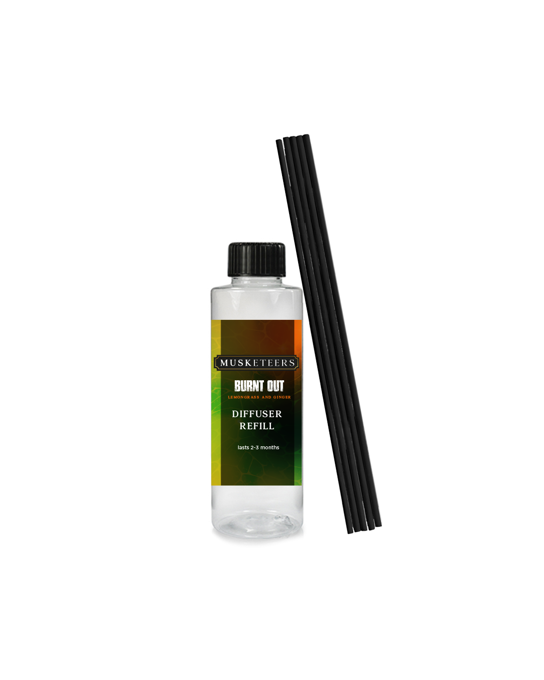 Burnt Out Diffuser Refill - Lemongrass & Ginger